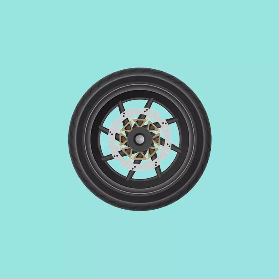 Motorcycle wheel