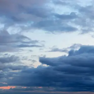 Rain clouds after a flood.